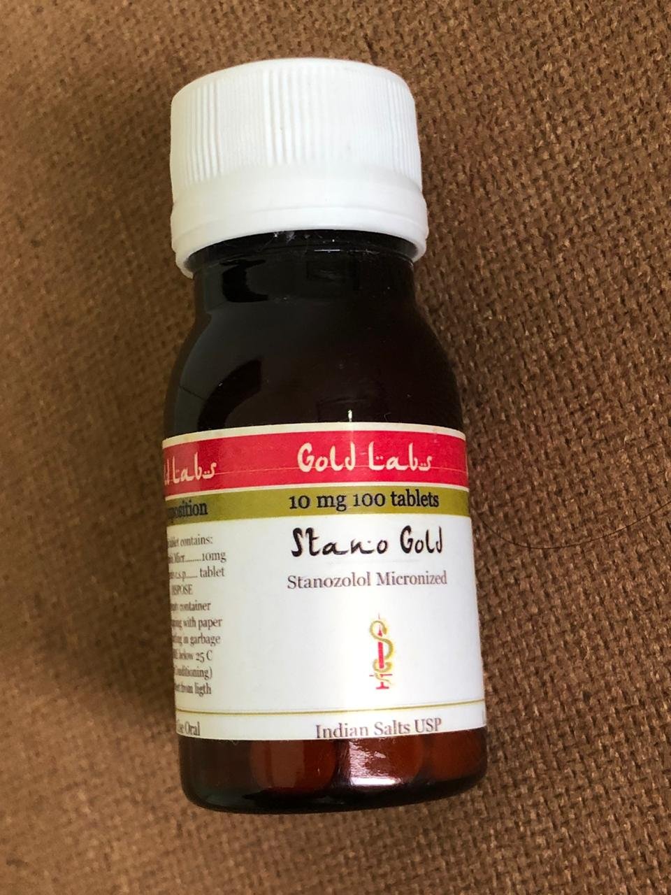 Stanozolol 10MG – 100 Comprimidos – Gold Labs