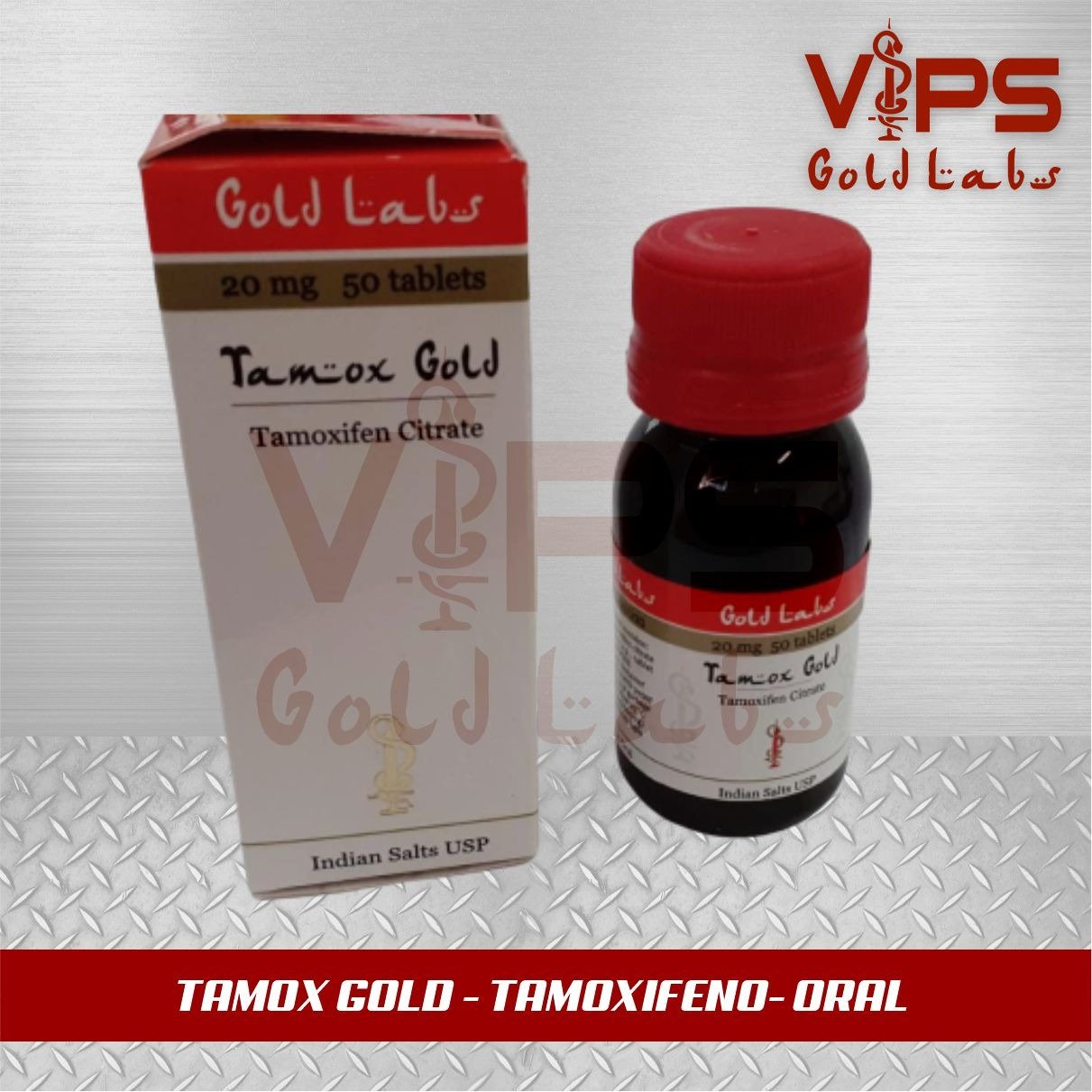 Tamoxifeno 20MG – 50 Comprimidos – Gold Labs