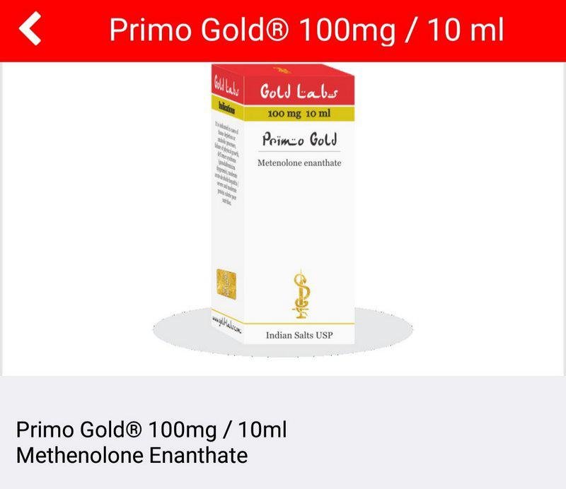 Primabolan 10ML – 100MG/ML – Gold Labs