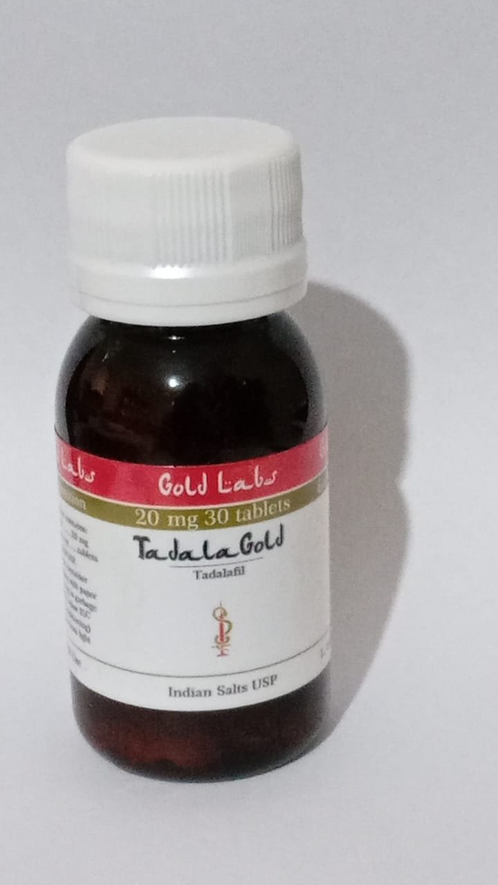 Tadalafila 20MG – 30 Comprimidos- Gold Labs