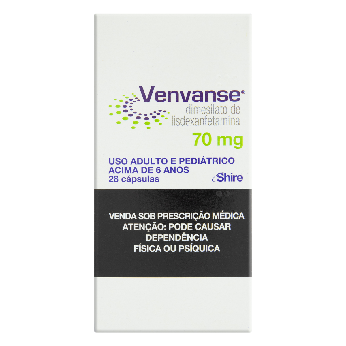 Venvanse 70MG – 28 Comprimidos